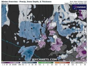 气象专家公布了英国降雪的确切日期——15摄氏度的气温将袭击英国及其具体地点