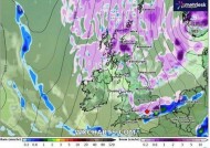 英国天气：降雪地图显示英国13个城市在3月份遭受了巨大的冰雹袭击